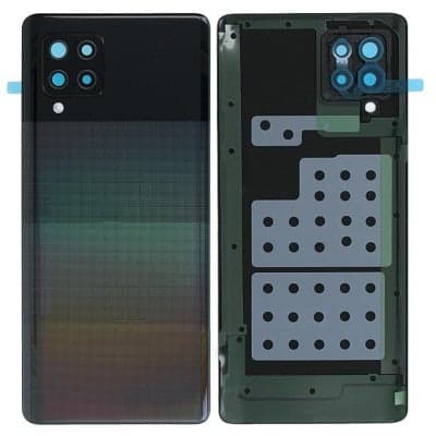 Back Panel With Lens for Samsung Galaxy A42 Black