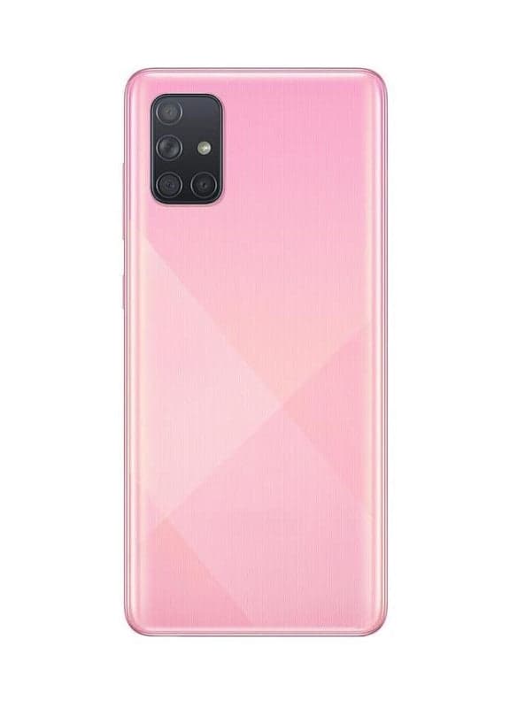 Back Panel with Middle Ring for Samsung Galaxy A71 Pink