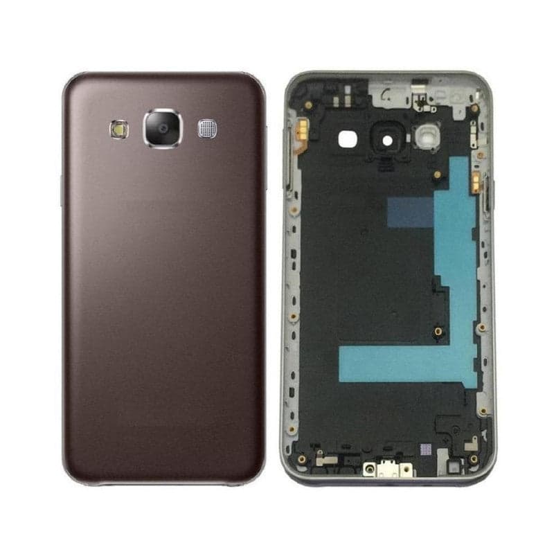 Mozomart Back Panel Housing Body for Samsung Galaxy E7 Brown