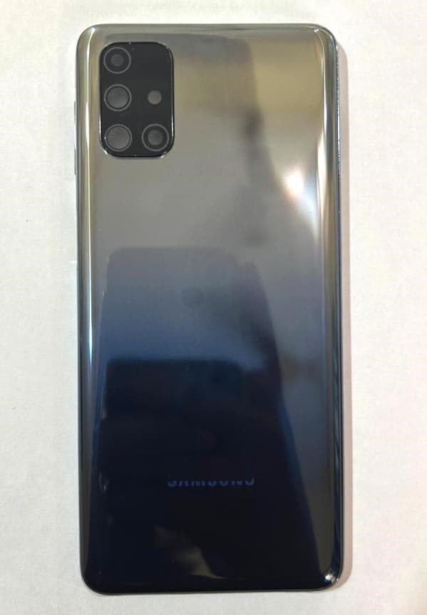 Back Panel With Middle Ring for Samsung Galaxy M31S Blue thumbnail 2