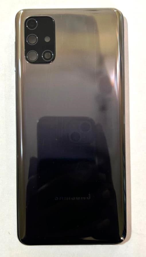 Back Panel With Middle Ring for Samsung Galaxy M31S Grey thumbnail 2