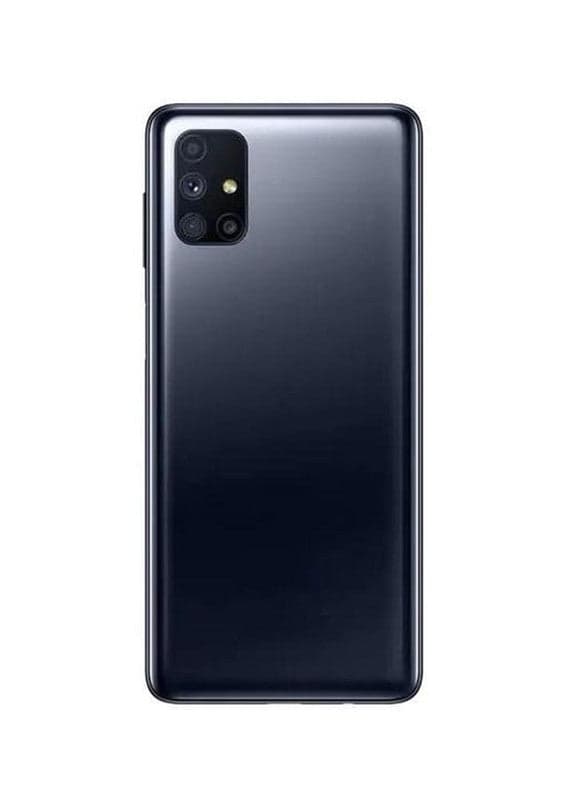 Back Panel With Middle Ring for Samsung Galaxy M51 Black