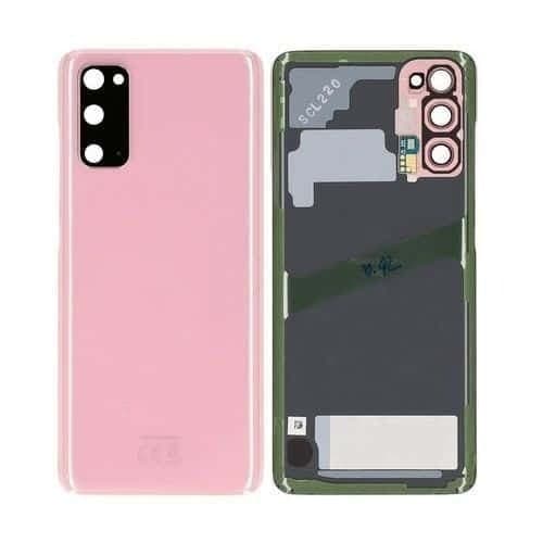 Back Panel With Lens for Samsung Galaxy S20 Pink