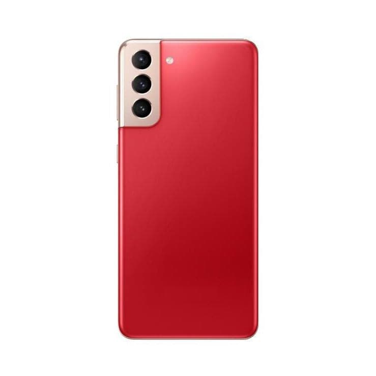 Back Panel With Lens for Samsung Galaxy S21 Red
