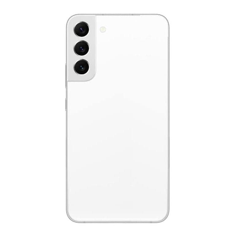 Back Panel With Camera Lens for Samsung Galaxy S22 White