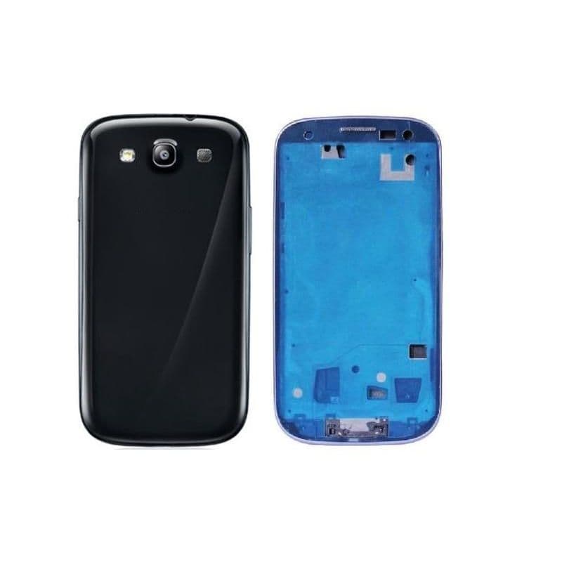 Mozomart Back Panel Housing Body for Samsung Galaxy SIII Black