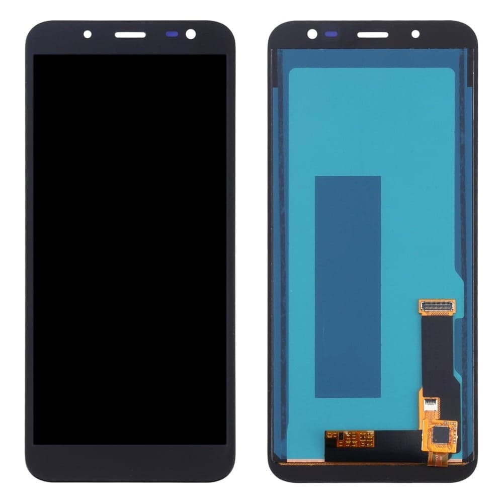 Mozomart Lcd Display Combo Folder for Samsung J6 : Blue