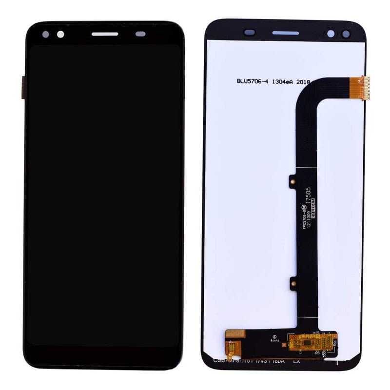 Mozomart Lcd Display Folder for Micromax CANVAS 1 C1A BLACK