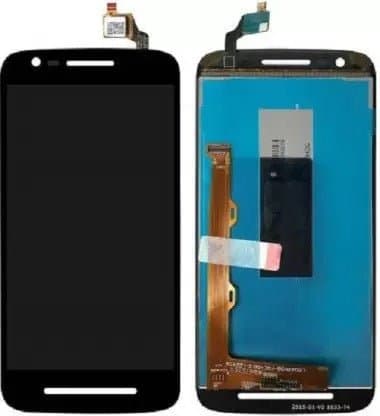 Lcd Display Combo Folder for Motorola Moto E3 Power Black