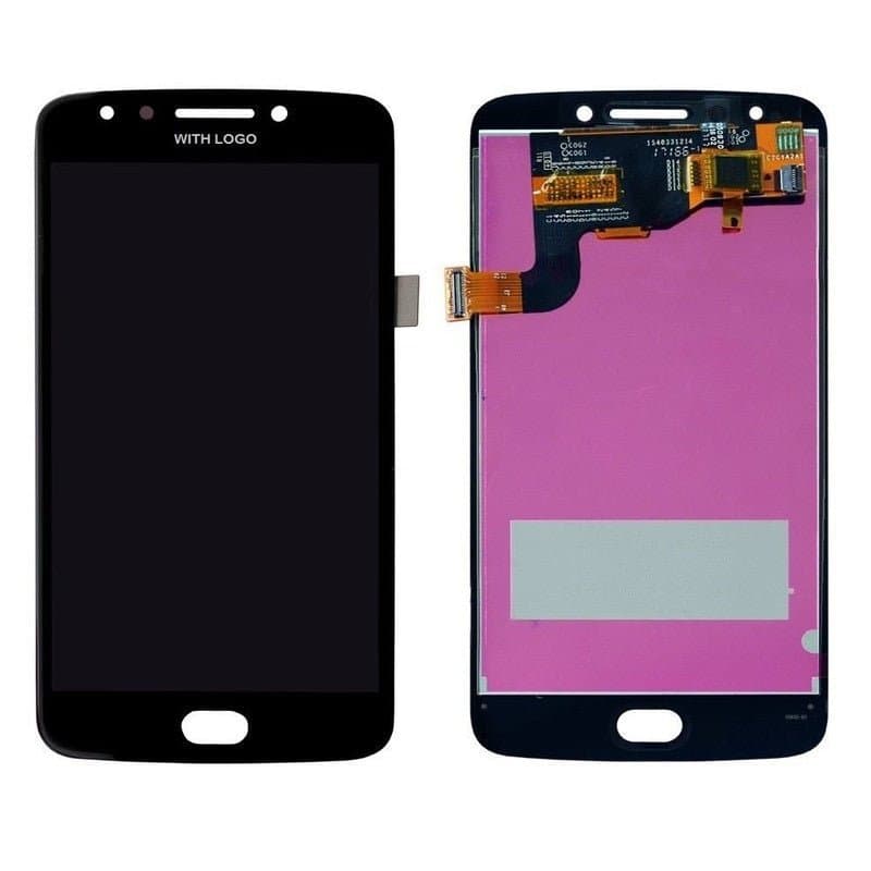 Lcd Display Combo Folder for Motorola Moto E4 Black