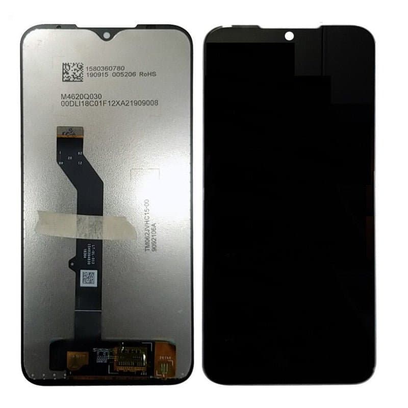 Lcd Display Combo Folder for Motorola Moto E7 Black
