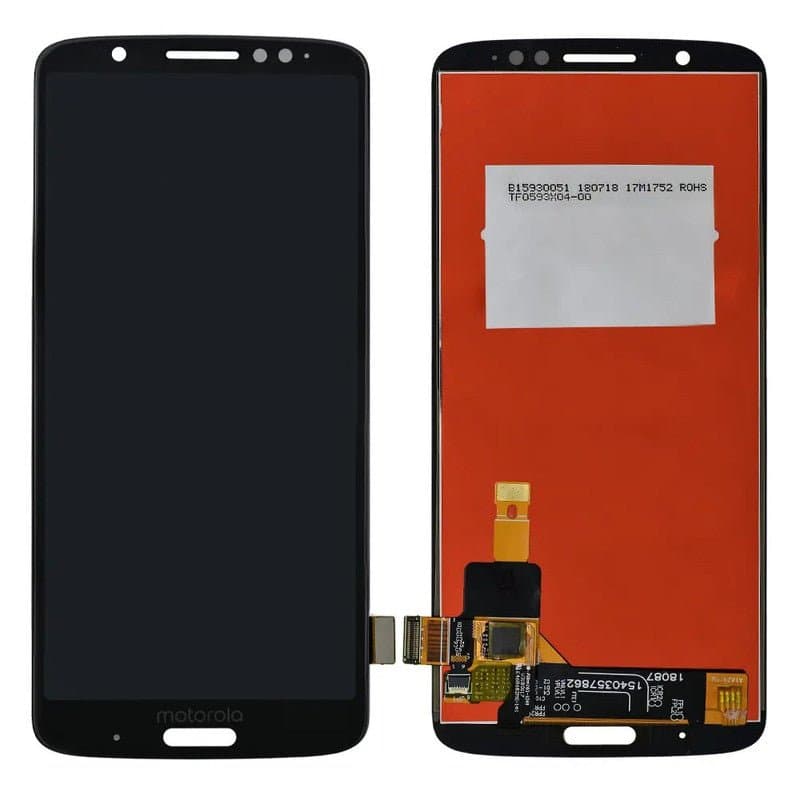 Lcd Display Combo Folder for Motorola Moto G6 Plus Black