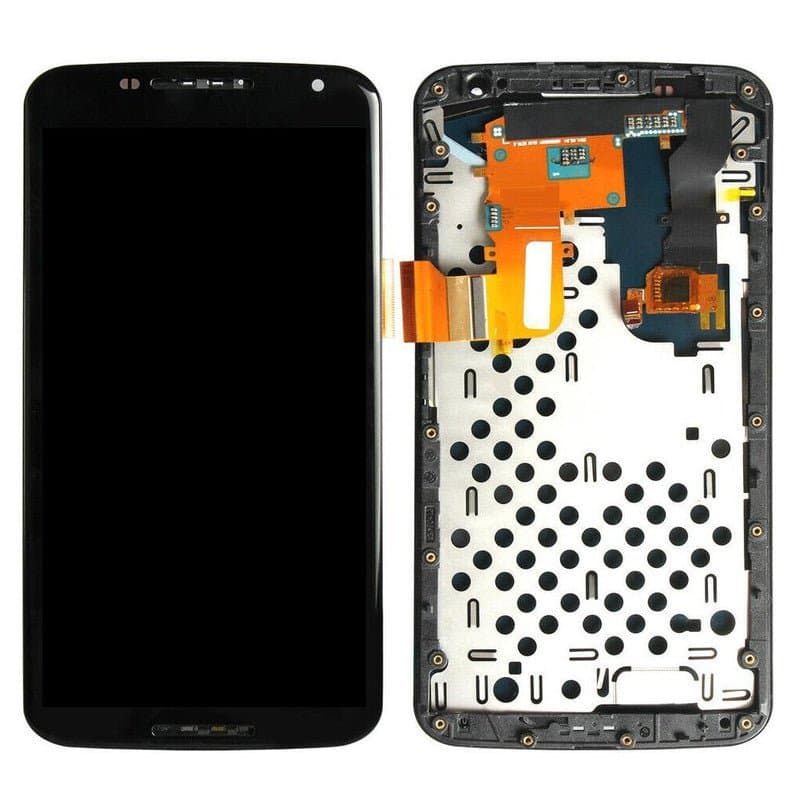 Lcd Display Combo Folder for Motorola Moto Nexus 6 Black