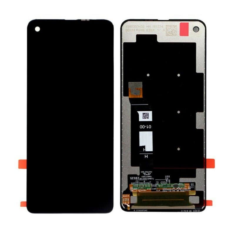 Lcd Display Combo Folder for Motorola Moto One Vision Black