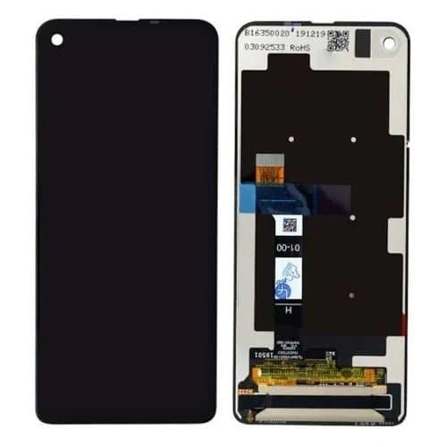 Lcd Display Combo Folder for Motorola Moto One Vision Black thumbnail 2