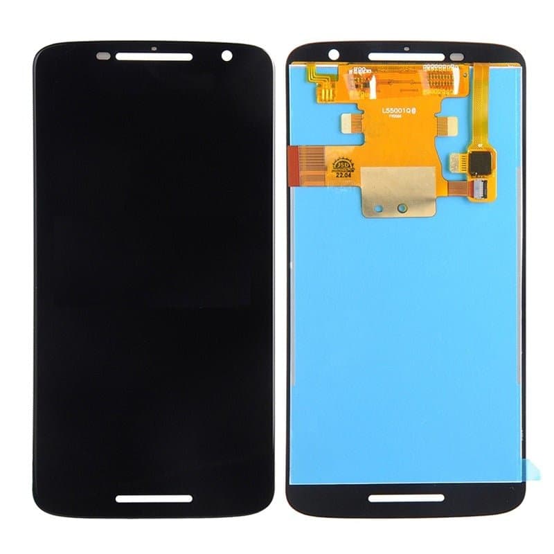 Lcd Display Combo Folder for Motorola Moto X3 Black