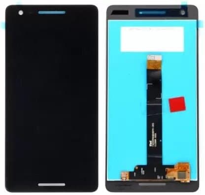 Mozomart Lcd Display Folder for Nokia 2.1 Plus Black