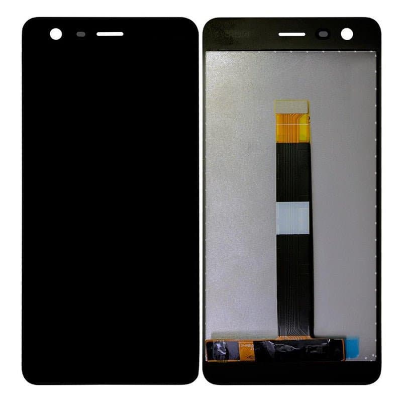 Mozomart Lcd Display Folder for Nokia 2 Black