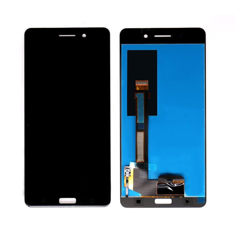 Mozomart Lcd Display Folder for Nokia 6 Black