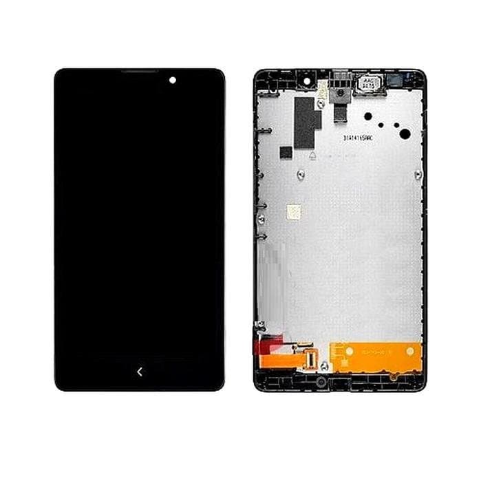 Mozomart Lcd Display Folder for Nokia XL Black