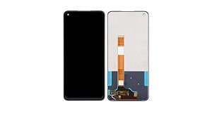 Lcd Display Combo Folder for Oppo A52 Black