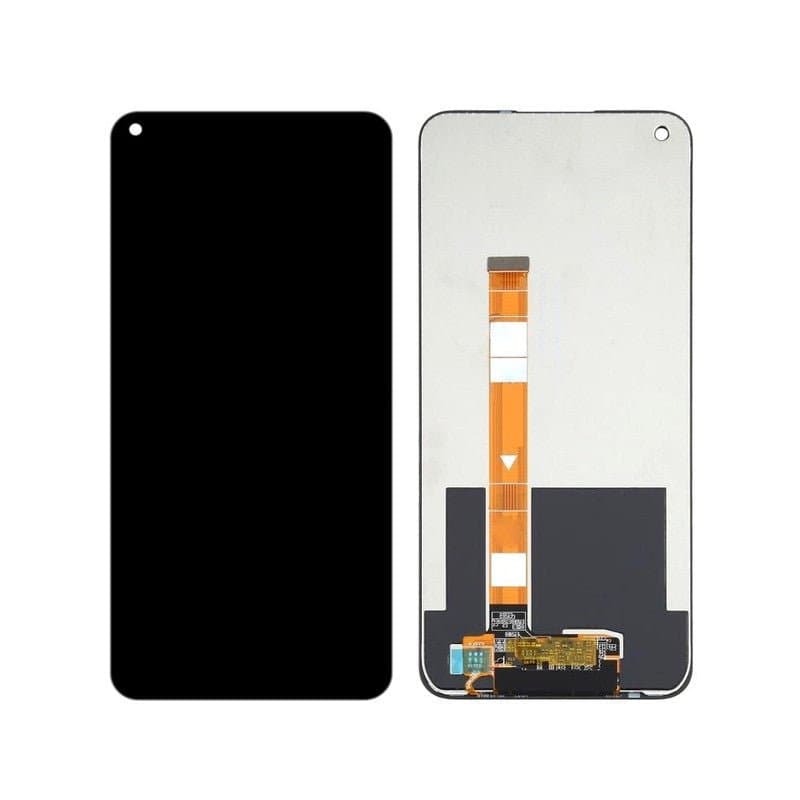 Lcd Display Combo Folder for Realme 7i Black