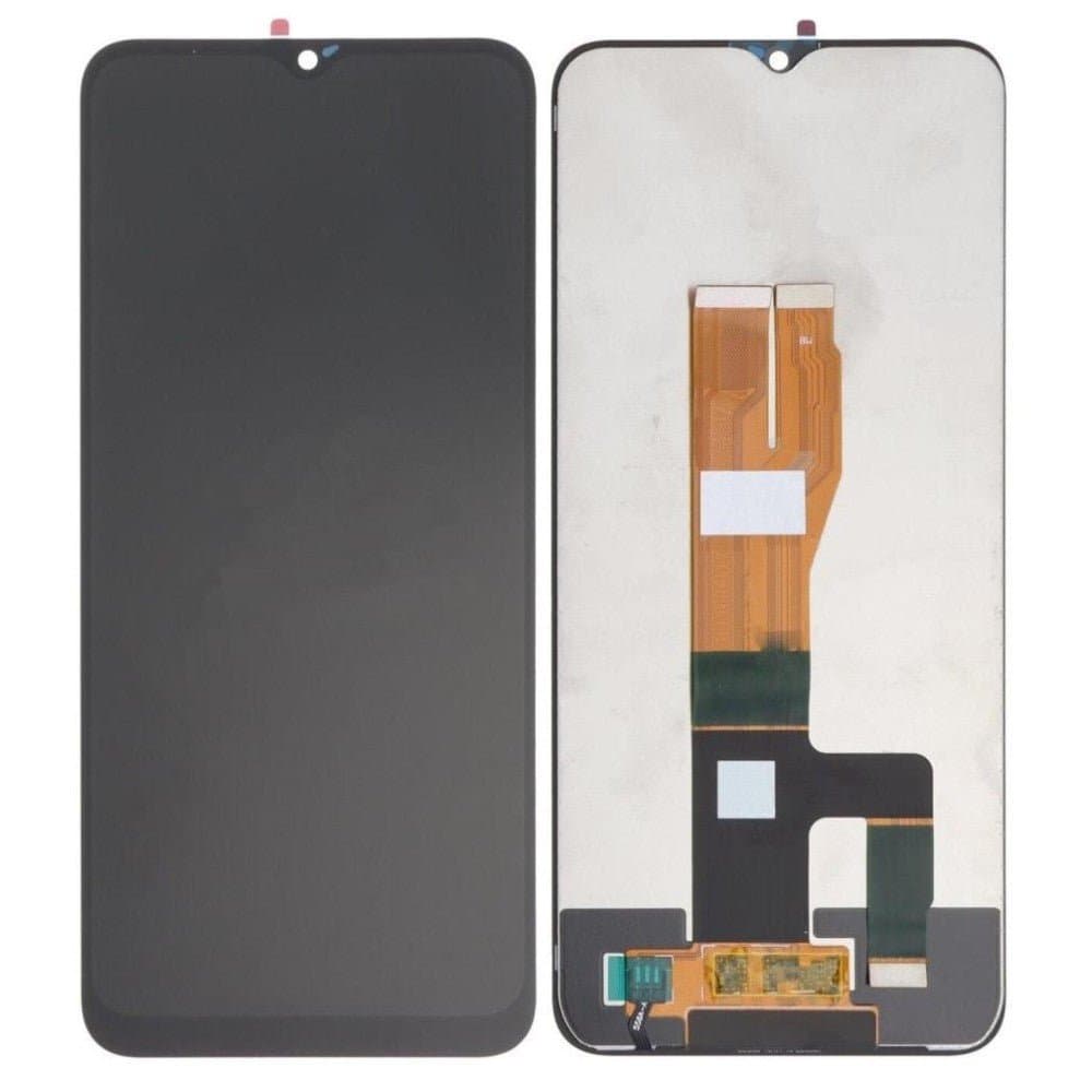 Lcd Display Combo Folder for Realme C33 Black