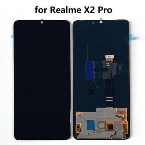 OLED Lcd Display Combo Folder for Realme X2 Pro Black