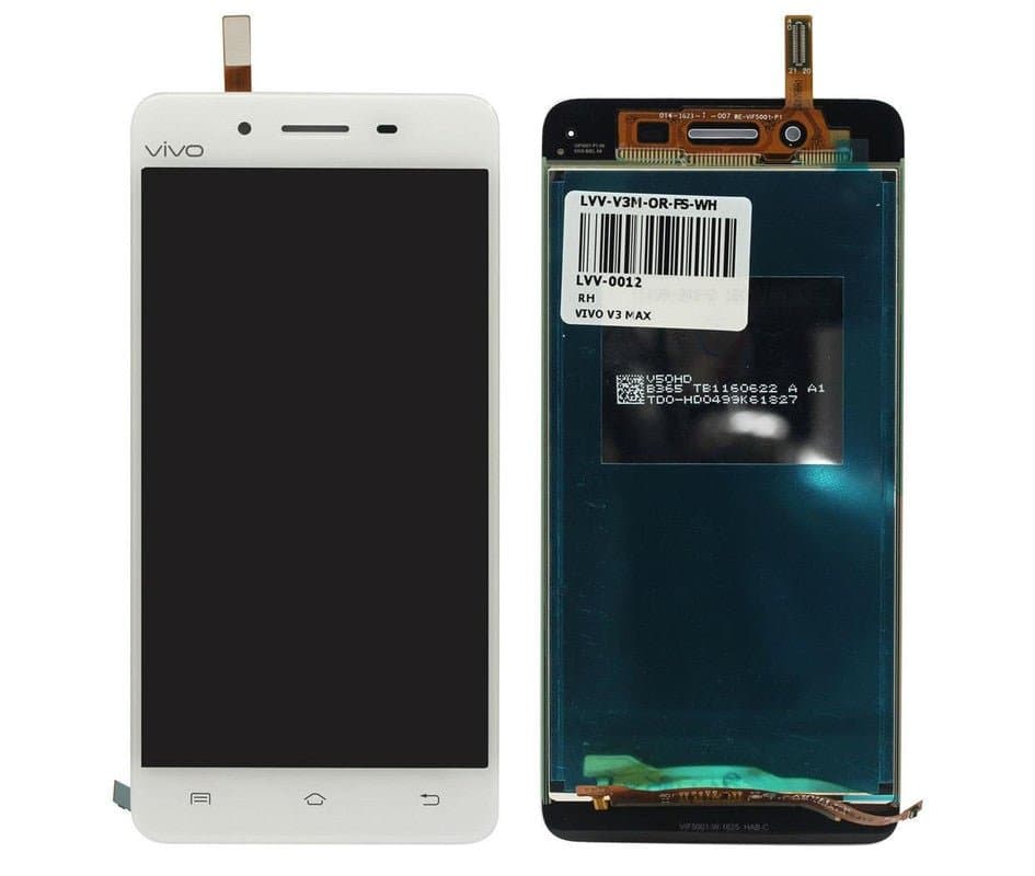Lcd Display Combo Folder for Vivo V3 Max White