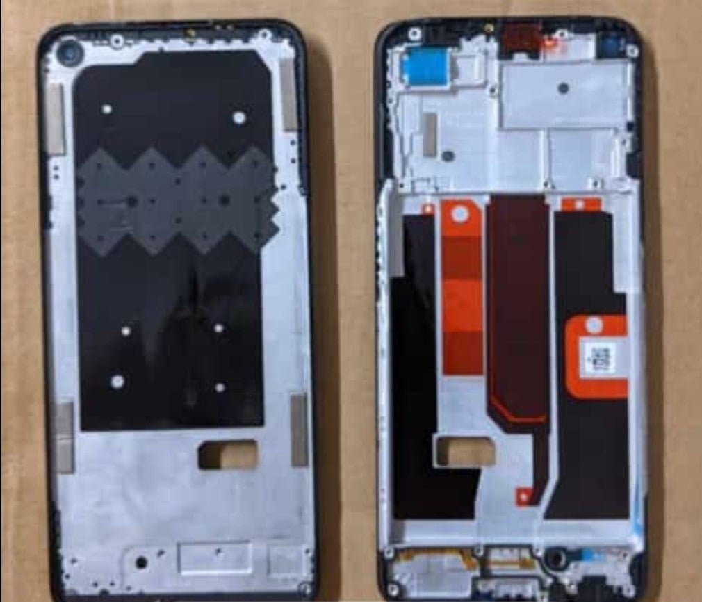 Lcd Frame Middle Chassis for Oppo A93 Black