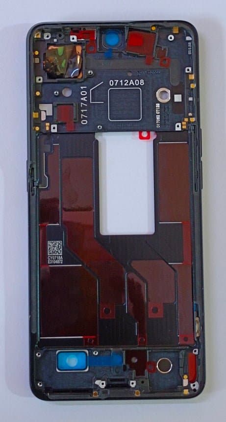 Lcd Frame Middle Chassis for Oppo Reno 8 Pro 5G Black
