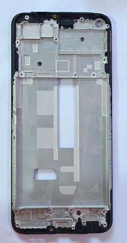 Lcd Frame Middle Chassis for Realme Narzo 30 5G Black thumbnail 2