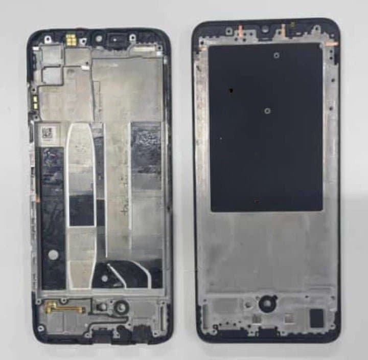 Mozomart Lcd Display Middle Frame for Samsung Galaxy F17 Black