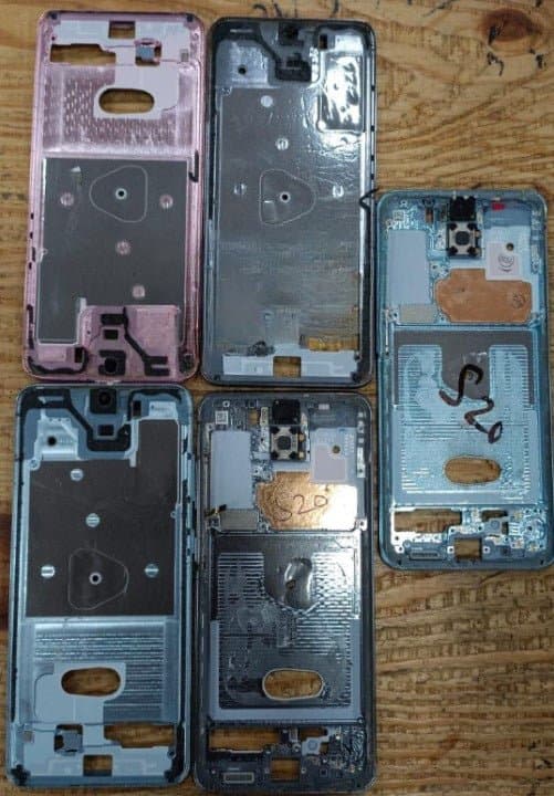 Mozomart Lcd Display Middle Frame for Samsung Galaxy S20 : Black