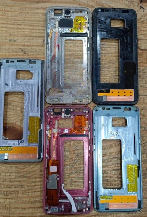 Mozomart Lcd Display Middle Frame for Samsung Galaxy S8 : Blue