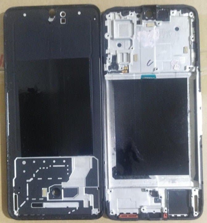 Lcd Frame Middle Chassis for Vivo V25 5G Black