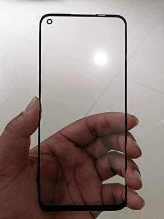 Touch Screen Front Glass for Realme 8i Black