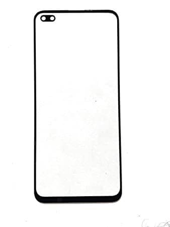 Touch Screen Front Glass for Realme X3 Black
