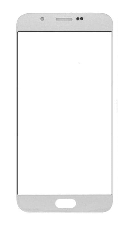 Mozomart Touch Screen Front Glass for Samsung Galaxy A8 White