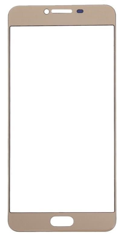 Mozomart Touch Screen Front Glass for Samsung Galaxy C7 Gold