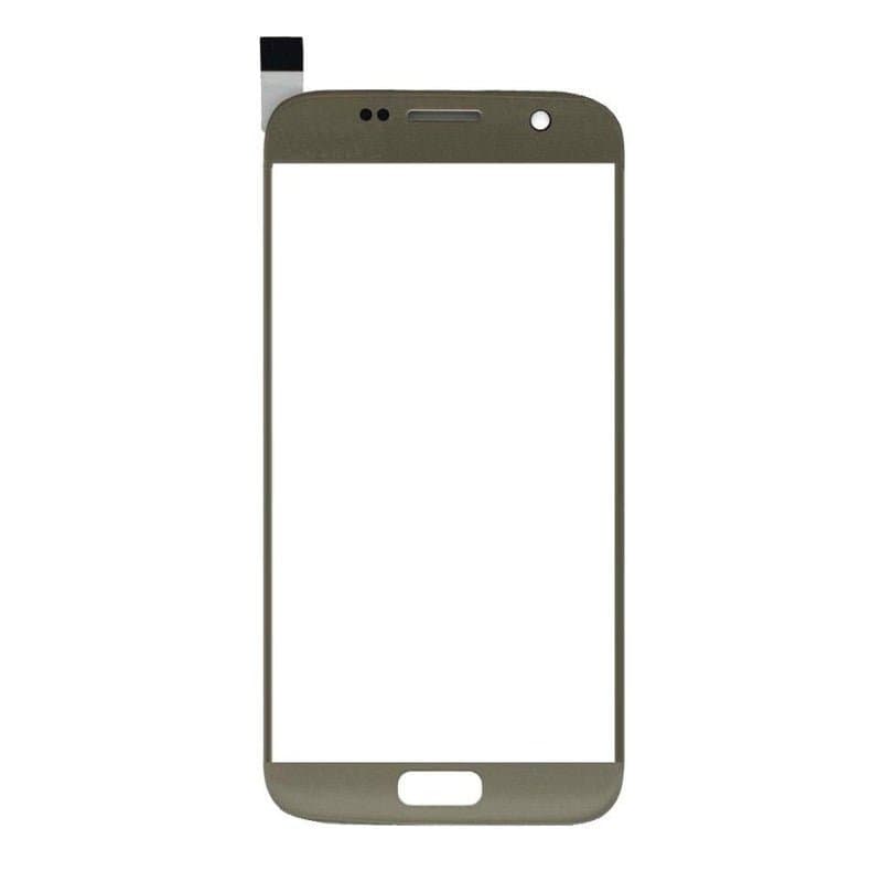 Mozomart Touch Screen Front Glass for Samsung Galaxy S7 Gold