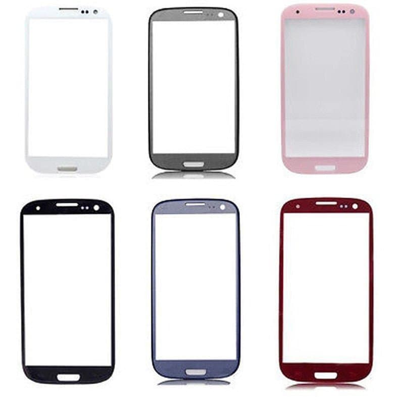 Mozomart Touch Screen Front Glass for Samsung Galaxy SIII Wine