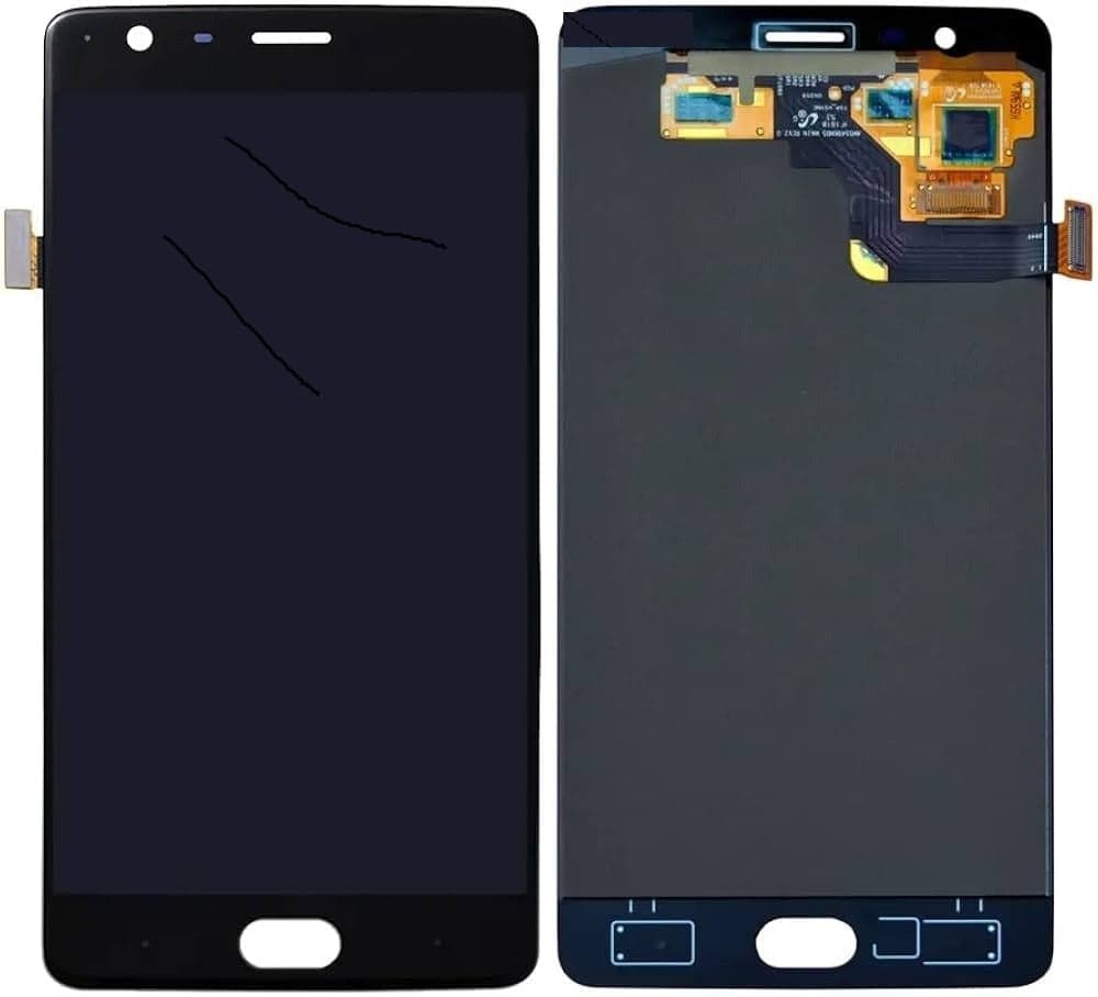 OLED Lcd Display Combo Folder for OnePlus 3 Black