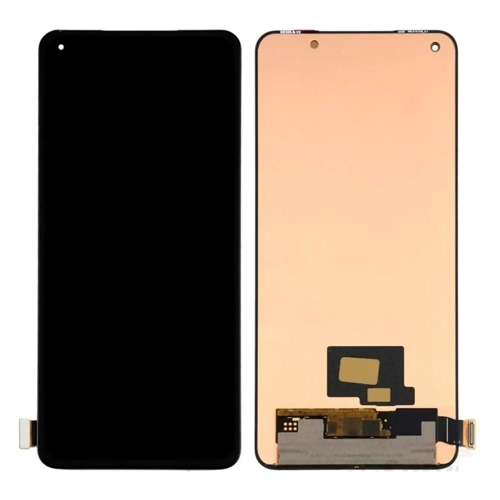 OLED Lcd Display Combo Folder for Realme X7 Pro Black