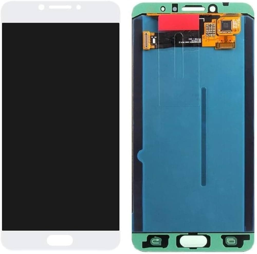 OLED Lcd Display Combo Folder for Samsung Galaxy C7 Pro White