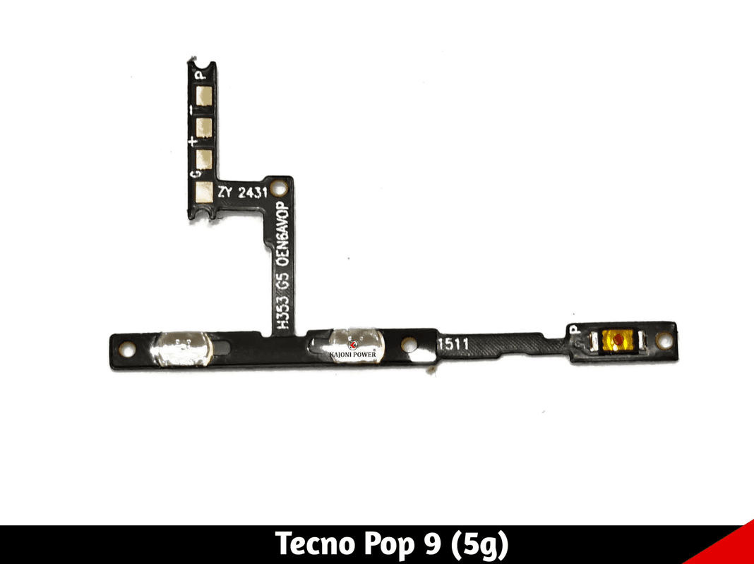Power Volume Button Flex for Tecno POP 9 KL4