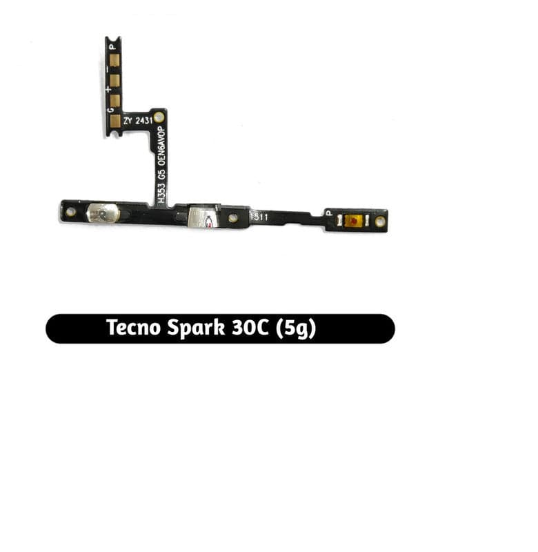Power Volume Button Flex for Tecno Spark 30C 5G kl5