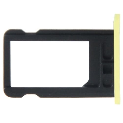 Sim Tray Slot Holder for Apple iPhone 5C Yellow