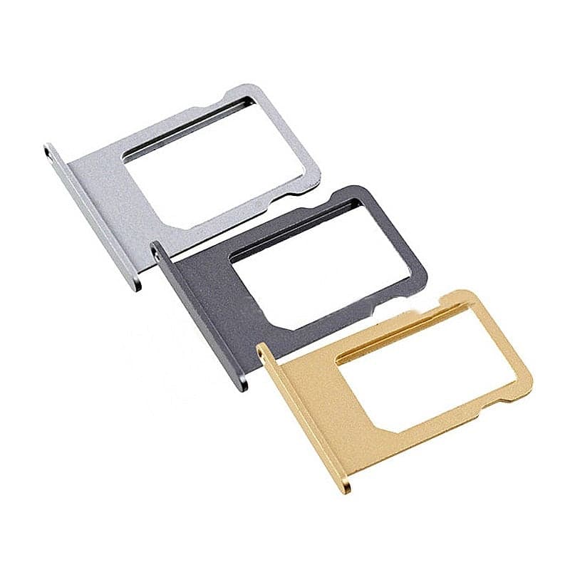 Sim Tray Slot Holder for Apple iPhone 5S Silver thumbnail 3