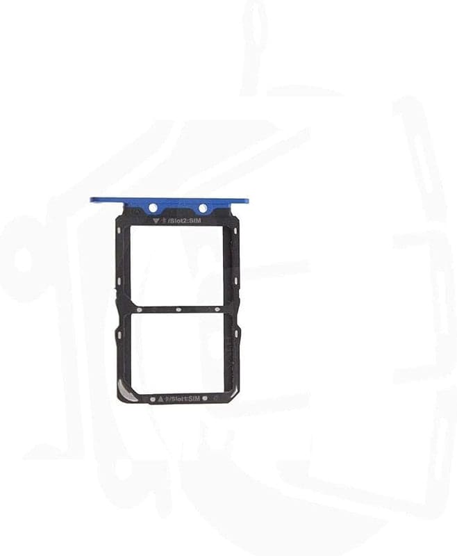 Sim Tray Slot Holder for Huawei Honor 20S Blue